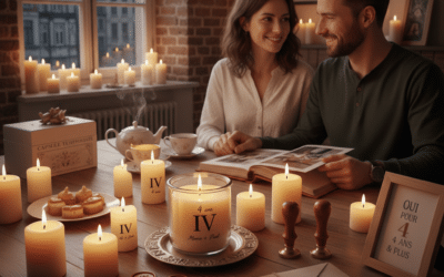 Noces de cire : idées cadeaux et rituels pour célébrer 4 ans de mariage
